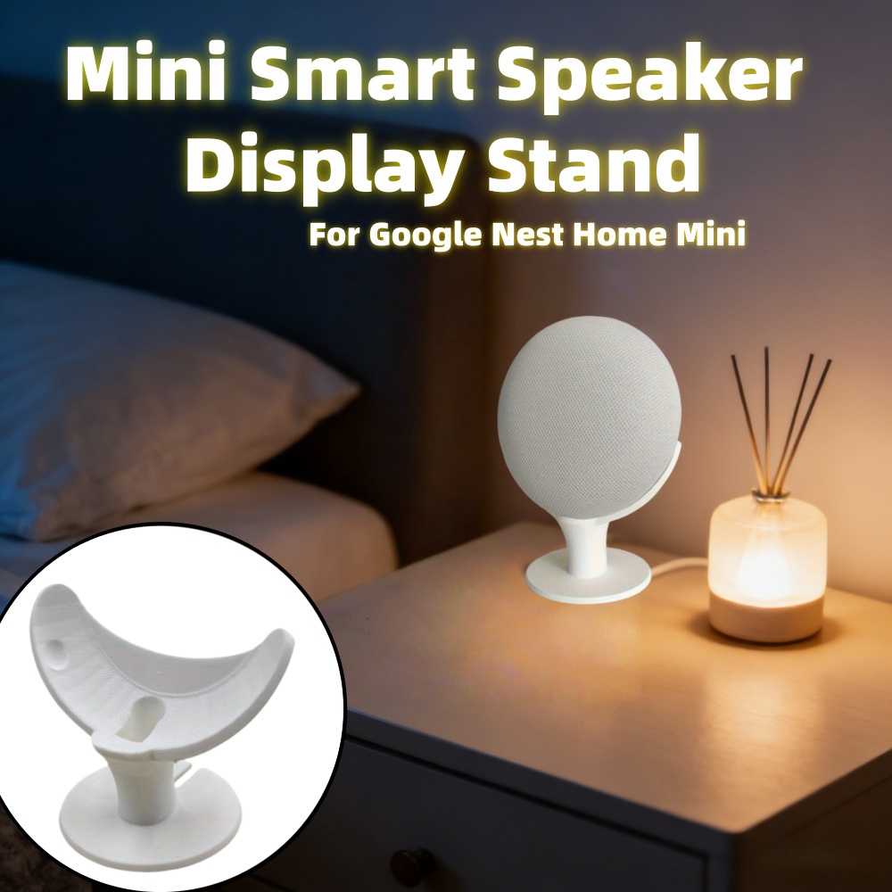 Google Speaker Nest Audio - Mini Akıllı Hoparlör Ekran Standı Ev