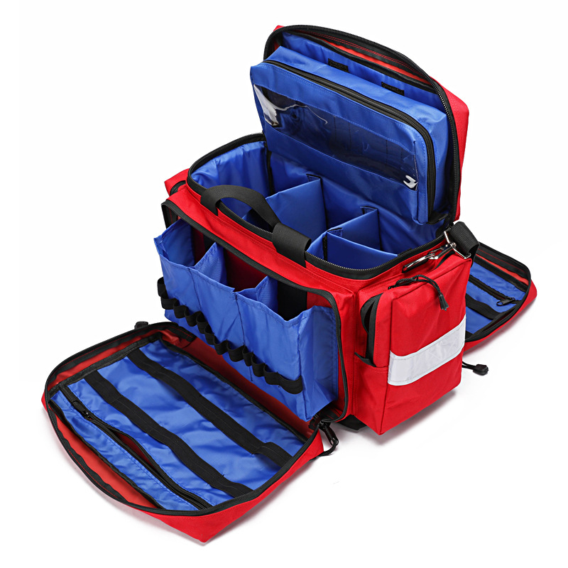 First Aid Bag Kit - Yansıtıcı Şeritli Büyük Kapasiteli Açık Hava