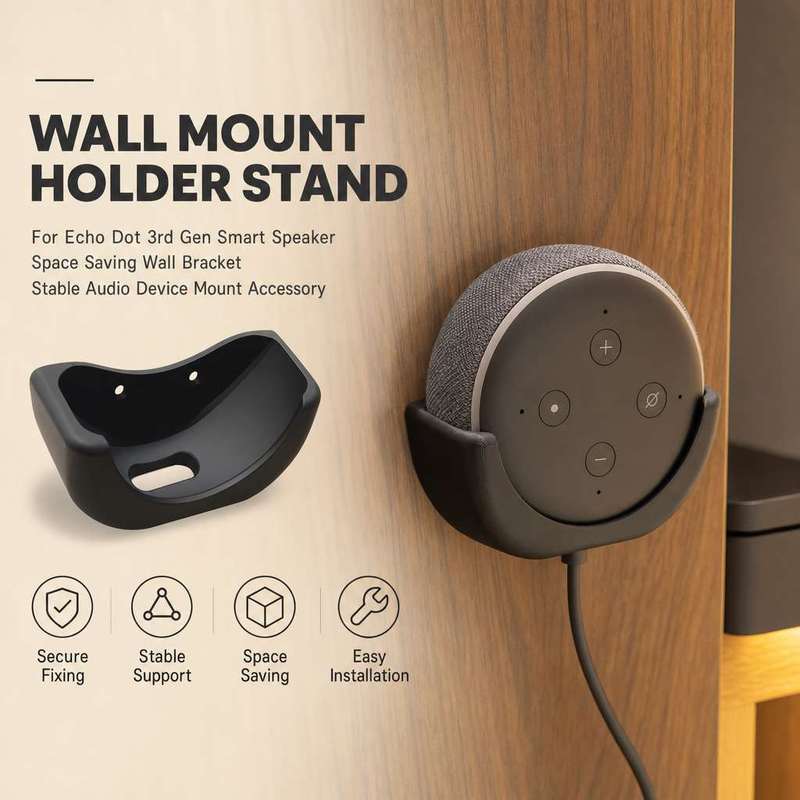 Amazon Speaker Echo Pop - Akıllı Hoparlör Duvar Montaj Braketi Fit