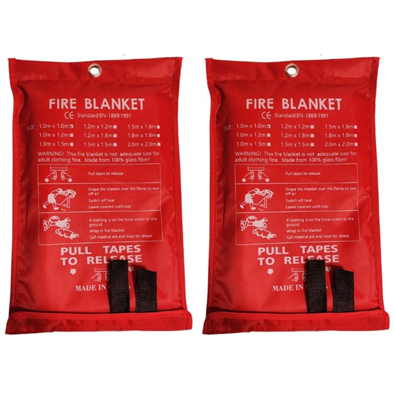 Promosyon Günü 2PCS Acil Durum - Fire Blanket Kitchen incelemesi ve fiyatı