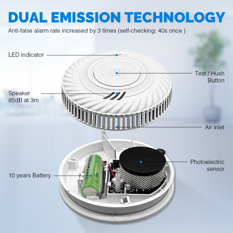 10 Yıl Pil Ömrüne Sahip Otel A - Smoke Detector Interconnected incelemesi ve fiyatı