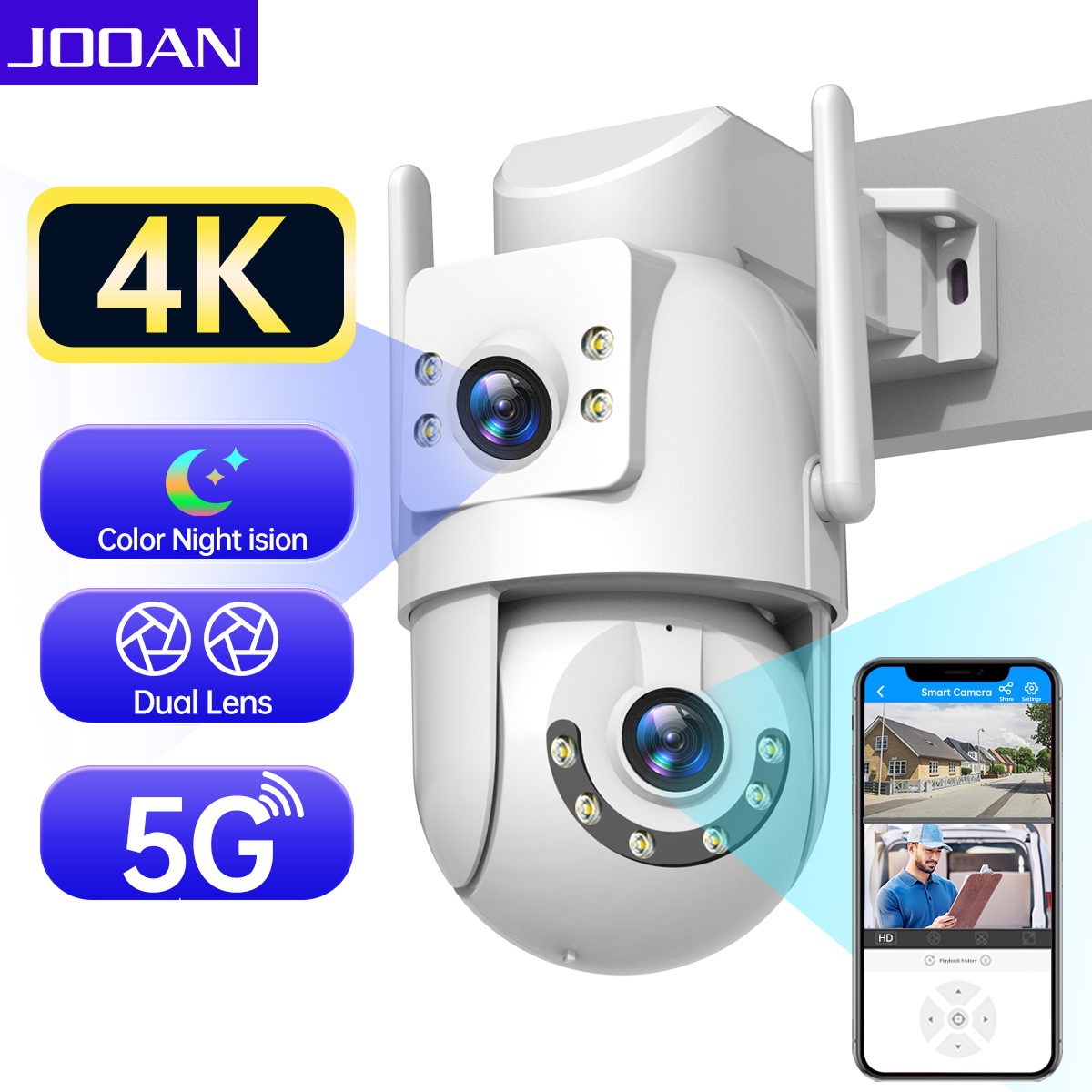 Jooan 4K 8MP HD Wifi PTZ Kamer - Eufy Camera E220 incelemesi ve fiyatı