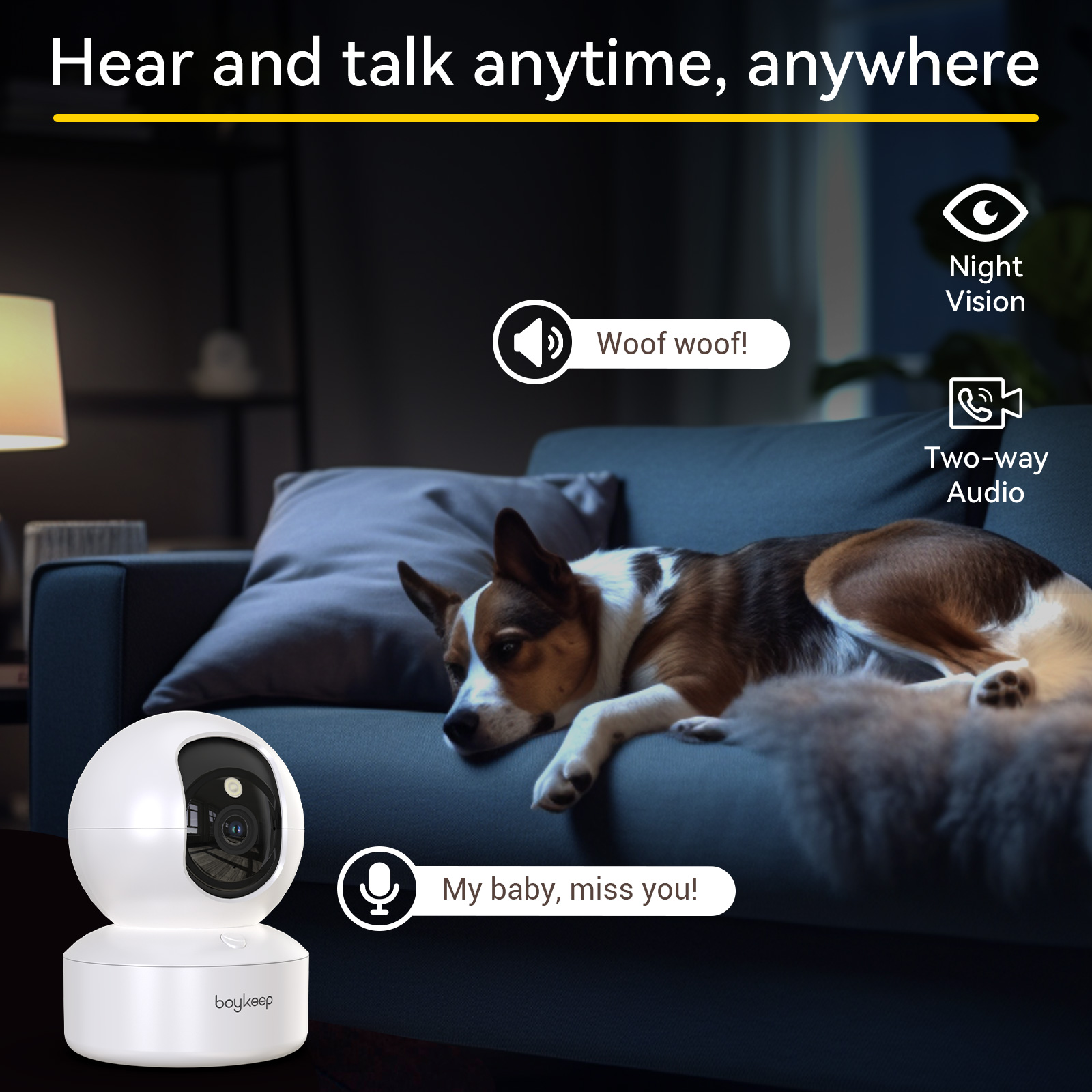 Boykeep 2K Pet Köpek Kamerası, - Eufy Camera E220 incelemesi ve fiyatı
